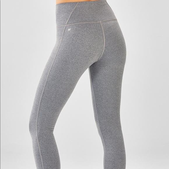 Fabletics Pants - Fabletics High-Waisted Heathered 7/8